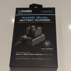 Bower Rapid Dual Battery Charger - NWT